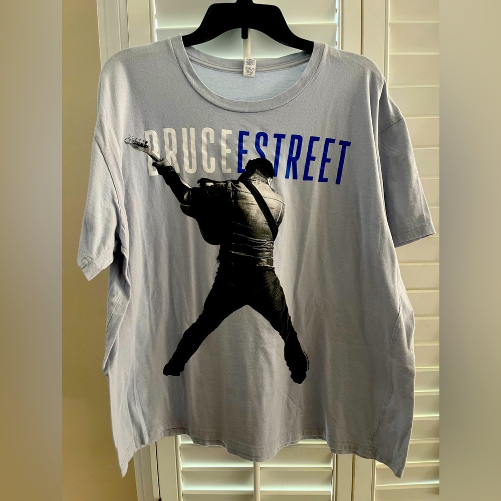BRUCE SPRINGSTEEN 2014 E Street Band Tour Tee Shirt XL Royal Apparel Tag